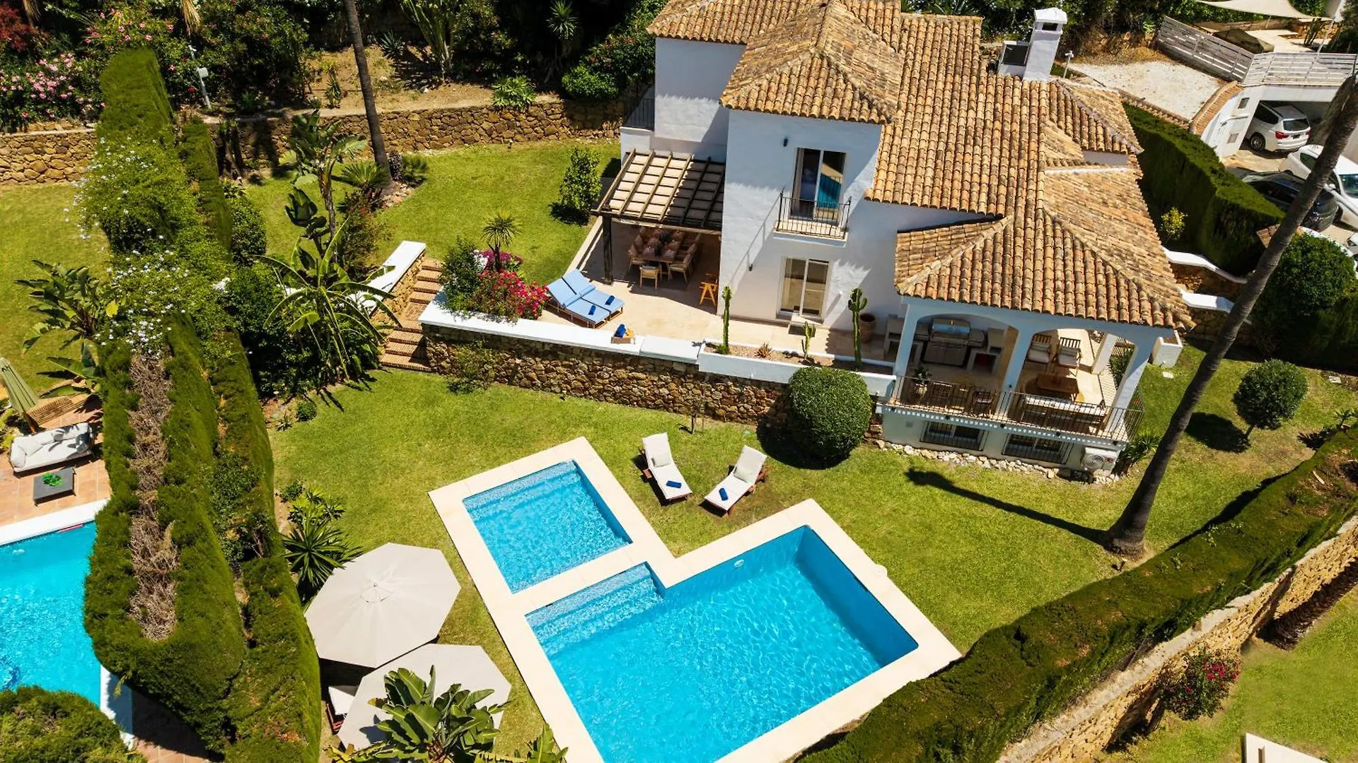 Vacation Marbella I Villa Birkin, Heated Pool, Andalusian Style, Gym, Cine, Golf Valley, 6 Min Puerto Banus スペイン